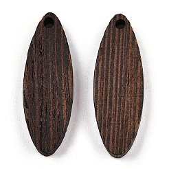 Pendentifs en bois de wengé naturel&nbsp;WOOD-T023-35