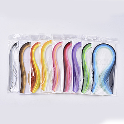 DIY Papier Quilling Strips Sets: zufällige Farbe Papier Quilling Strips&nbsp;DIY-S038-001