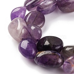 Natürlichen Amethyst Perlen Stränge&nbsp;G-G146-A09-02