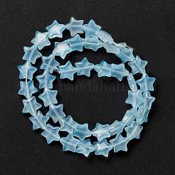 Transparent perles de verre brin&nbsp;GLAA-K057-01M
