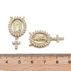 Colgante micropavé cubic zirconia de latón&nbsp;KK-Q006-53A-G