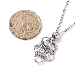 Collier en acier inoxydable 304 résistant au ternissement&nbsp;NJEW-JN04934-02