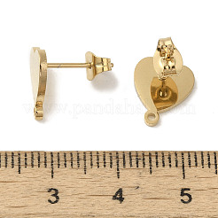 Ionenplattierung (IP) 304 Edelstahl Ohrstecker Zubehörse&nbsp;X-STAS-I206-53G