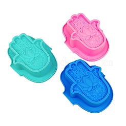 Moules à bougies en silicone bricolage main hamsa&nbsp;PW-WG70605-01