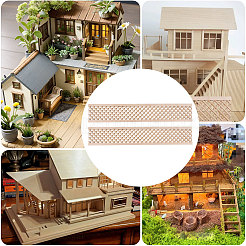 Recinzione in legno e decorazione del cortile&nbsp;DIY-WH0671-387B
