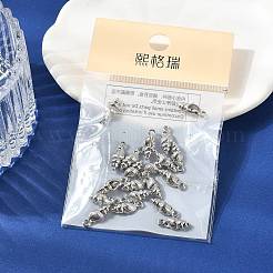 Muschelförmige Anhänger aus Messing&nbsp;XGR0171P-103P