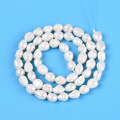 Perles de perles de keshi baroques naturelles&nbsp;PEAR-N031-01E