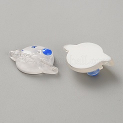 Cabujones decodificados de resina transparente&nbsp;LS-RESI-WH0077-51A-01