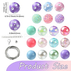 DIY-Kaugummi-Armband-Anhänger-Dekoration-Bastelset&nbsp;MACR-CJC0010-01B