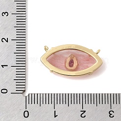 Quarzo della ciliegia ciondoli di vetro&nbsp;X-KK-C255-22G-04
