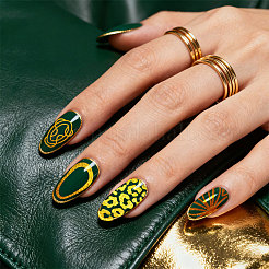 DIY-Nagelkunst-Vorlagen aus Edelstahl&nbsp;MRMJ-WH0092-280