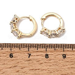 Creolen aus Messing mit Pavé-Zirkonia&nbsp;KK-CBACA55-06G