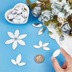 200 stücke 2 arten spiegel oberfläche mosaik fliesen glas cabochons&nbsp;DIY-OC0012-43