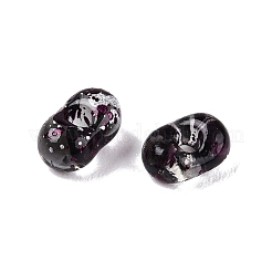 Perles de verre peintes à la bombe de Picasso&nbsp;SEED-T006-04-36