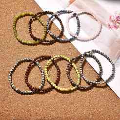 Natürliche gemischte Stein Stretch-Armbänder&nbsp;BJEW-JB02460