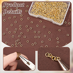 600 Stück offene Biegeringe aus Edelstahl 304&nbsp;STAS-GA0001-61