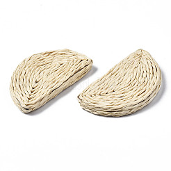 Perle di canna fatte a mano / perle intrecciate di rattan&nbsp;WOVE-S119-20B