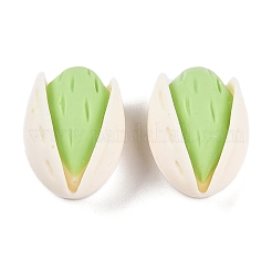 Cabochons décodés en résine opaque&nbsp;RESI-N039-125