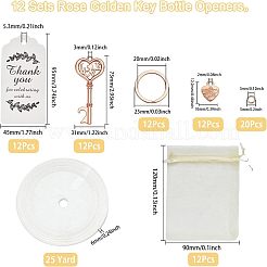 DIY Herz-Skelett Bierflaschenöffner Schlüsselanhänger Bausatz&nbsp;DIY-CA0005-03