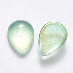 Transparent Spitzlackieren Glas Cabochons&nbsp;GLAA-S190-012C-A01