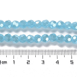 FilI di perline in vetro placcato&nbsp;LS-EGLA-A035-J6mm-A04