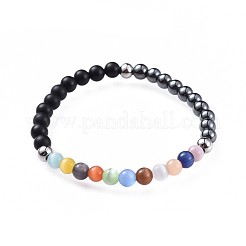 Pulseras de estiramiento de ojo de gato&nbsp;BJEW-JB04590