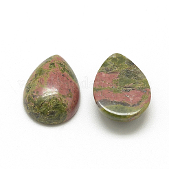 Cabochon Unakite naturali&nbsp;G-R417-10x14-36