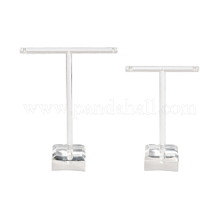T bar organischem Glas Ohrring Display-Ständer&nbsp;X-EDIS-G001-01
