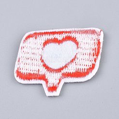 Computergesteuerte Stickerei Stoff zum Aufbügeln / Aufnähen von Patches&nbsp;DIY-L031-073