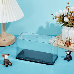 Boîtes d'affichage de modèle de bloc de construction en plastique transparent&nbsp;ODIS-WH0001-08