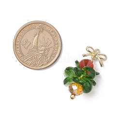 Pendentifs en verre sur le thème de noël&nbsp;PALLOY-JF02864