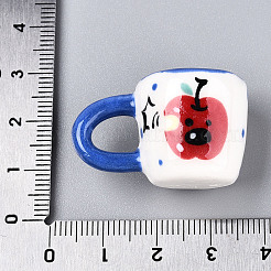 Handgemachte Porzellan Apfelbecher Tasse Dekoration&nbsp;PORC-T133-21B