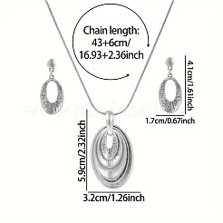 Zink-Legierung Schmuck-Sets&nbsp;FS-WG7330E-01