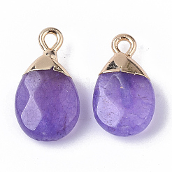Pendentifs en jade blanc naturel&nbsp;G-S359-017H