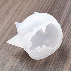 Silikonformen für Kerzen mit Halloween-Motiv&nbsp;DIY-U005-10B