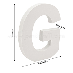 Ornamenti di lettere in legno&nbsp;WOOD-GF0001-15-07