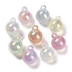 UV-Beschichtung leuchtende Regenbogen schillernde Acrylperlen&nbsp;LACR-R001-16A