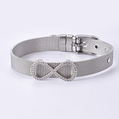 Bracelets de montre unisexes en acier inoxydable 304&nbsp;BJEW-L655-029