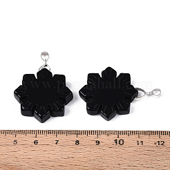 Natürlichen Obsidian Anhänger&nbsp;G-T144-12K