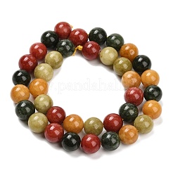 Natürliche weiße Jade perlen Stränge&nbsp;G-Z097-A01-10mm-B