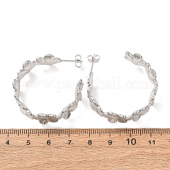 Boucles d'oreilles puces en acier inoxydable 304 pour femmes&nbsp;SA-CBA4160-25P
