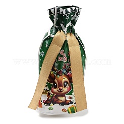 Weihnachtsthema Plastikverpackungsbeutel Kordelzugbeutel&nbsp;ABAG-Q053-03C