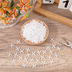 500 Stück Kunststoff-Kreuzfliesenabstandshalter für das Positionierungssystem mit Nivellierclips&nbsp;DIY-CN0003-94C