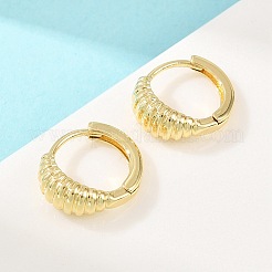 Boucles d'oreilles en laiton&nbsp;EJEW-D348-14G