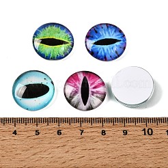 Cabujones de vidrio transparente impresos&nbsp;GL-CBAA22A-14