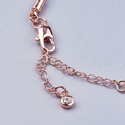Geflochtene Baumwollgarn / Baumwollschnur Armband machen&nbsp;MAK-I006-RG