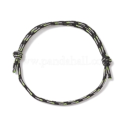Braccialetti regolabili in poliestere e spandex per uomo e donna&nbsp;BJEW-JB12092-01