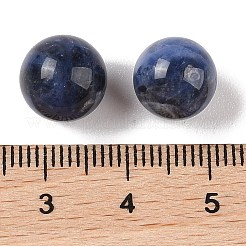 Natürliche Sodalith-Kugelperlen ohne Loch&nbsp;G-K353-04A-08
