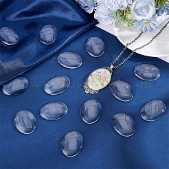 50 pièces cabochons en verre transparent&nbsp;GGLA-BBC0001-02