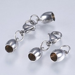 Estremità del cavo in acciaio inossidabile 201 anti-appannamento&nbsp;STAS-F145-03P-9x6mm